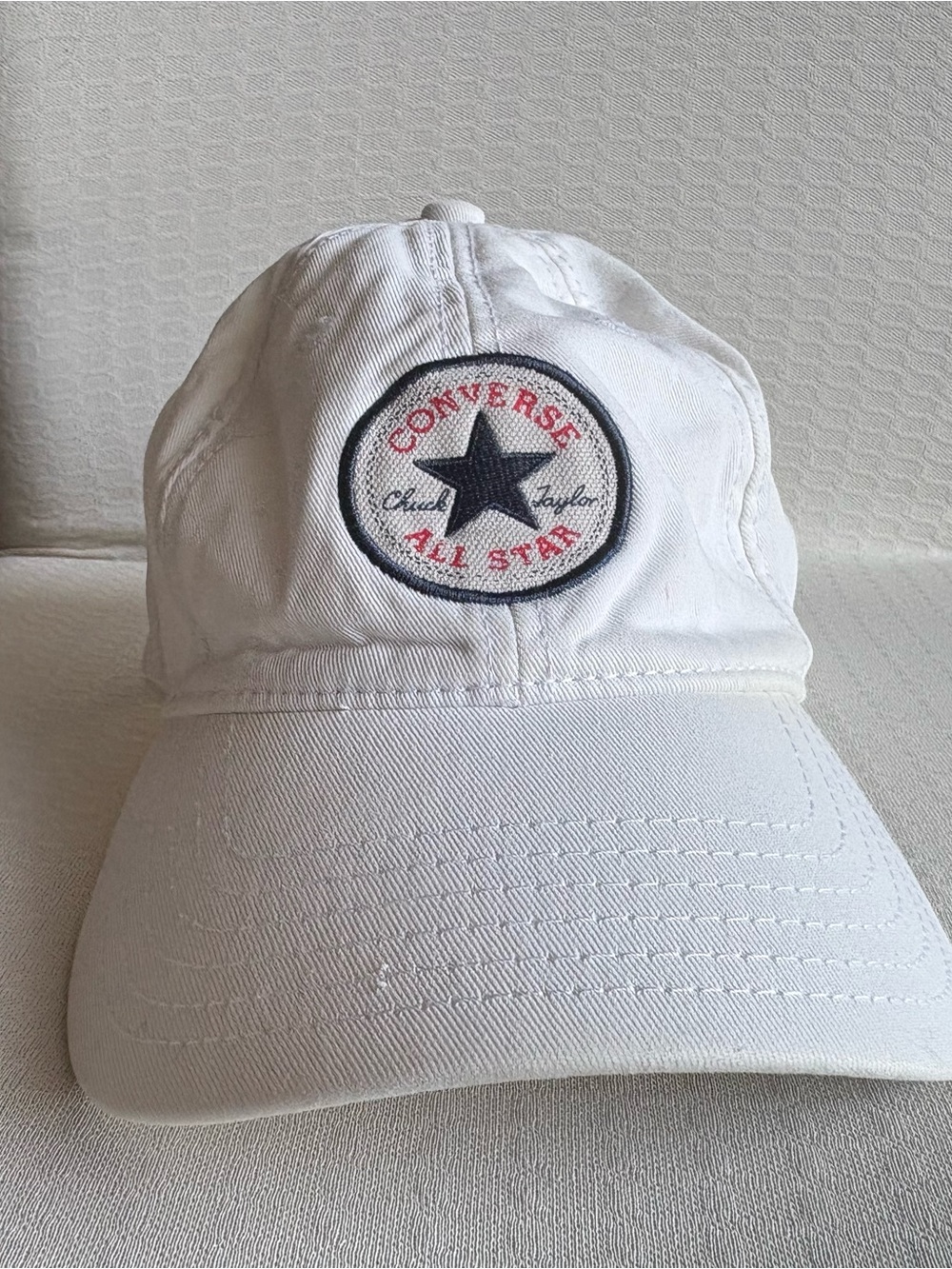 Converse Kids White Embroidered All Star Cap